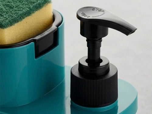 Space-Saving Kitchen Sink Organizer with Soap Dispenser Pack Of 1 (MULTICOLOUR)
